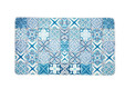 Karaca Home Blue Patch 2 Parça Baskılı Banyo Halısı