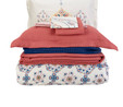 Karaca Home Semavi Bordo Çift Kişilik Rnf 8 Parça Winter Set