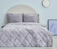 Sarah Anderson Cornelia Sherpa Tek Kişilik Comfort Set Gri