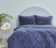 Sarah Anderson Cornelia Sherpa Çift Kişilik Comfort Set İndigo 