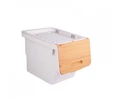 Sarah Anderson Organizer Bambu Bej Kutu 12 Lt