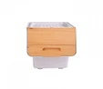 Sarah Anderson Organizer Bambu Bej Kutu 12 Lt
