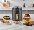 Homend Airfryday 2505H 8 Farklı Programlı, 4,3 Litre Airfryer Antrasit