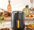 Homend Airfryday 2505H 8 Farklı Programlı, 4,3 Litre Airfryer Antrasit