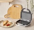 Homend Toastbuster 1309H Çıkarılabilir Plakalı Portatif Tasarım Tost Makinesi Silver