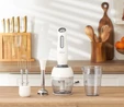 Homend Handmaid 1907H Blender Set Krem Gri