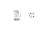 Wesco Capboy Maxi Çöp Kutusu 22 L Siyah