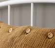 Nautica Home Pruva Hardal Çift Taraflı Tek Kişilik Muslin Yatak Örtüsü Seti