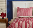 Nautica Home Maritime Stripe Çift Kişilik Comfort Set Red