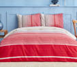 Nautica Home Olympus Stripe Çift Kişilik Nevresim Takımı Red