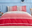 Nautica Home Olympus Stripe Tek Kişilik Nevresim Takımı Red