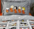 Peanuts by Karaca Home Snoopy Space Tek Kişilik %100 Pamuk Nevresim Takımı