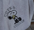 Peanuts by Karaca Home Cute Cuddly Gri Nakışlı Bornoz 4-6 Yaş