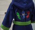 Pj Masks by Karaca Home Superhero Lacivert %100 Pamuk 6-8 Yaş Bornoz