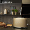 Smeg 2x1 Ekmek Kızartma TSF01CHMEU Mat Gold