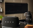 Smeg 2x1 Ekmek Kızartma TSF01BLMEU Matte Black