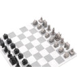 Skyline Chess Paslanmaz Çelik Mermer Satranç Takımı İstanbul