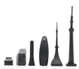 Skyline Chess Paslanmaz Çelik Mermer Satranç Takımı Tokyo