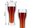 Jumbo Glory 2'li Double Wall Çift Çidarlı Meşrubat Bardağı 400 ml