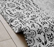 Kaşmir Halı Viskon Premium Damask Gri 160x230 cm