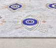 Kaşmir Halı Dekoratif Art Mutfak Nazar 80x300 cm