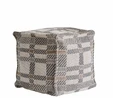 Kaşmir Halı 7/24 İskandinav Tartans Puf 50x50x50 cm