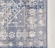 Kaşmir Halı 7/24 Alaca Kırkyama Mavi 120x180 cm