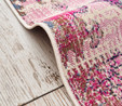 Kaşmir Halı 7/24 Alaca Kırkyama Pembe 80x150 cm