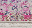 Kaşmir Halı 7/24 Alaca Kırkyama Pembe 80x150 cm