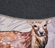 Kaşmir Halı Dekoratif Art Trend Jungle Deer 120x120 cm