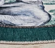 Kaşmir Halı Dekoratif Art Trend Jungle Elephant 120x120 cm