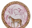 Kaşmir Halı Dekoratif Art Trend Jungle Cheetah 120x120 cm