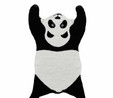 Kaşmir Halı Doğasever Geri Dönüşümlü Sevimli Dostlar Panda 120x175 cm
