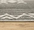 Kaşmir Halı 7/24 İskandinav Fiyort Black 80x300 cm