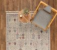 Kaşmir Halı 7/24 Kilim ve Jüt  Sümbül 120x180 cm