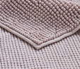 Kaşmir Home Soft Makarna Banyo Paspas Seti Bej 60x90 cm-40x60 cm 