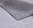 Kaşmir Home Soft Makarna Banyo Paspas Seti Gri 60x90 cm-40x60 cm 