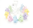 Dhink Unicorn String Gece Lambası 3,6x5,2x7,1 cm Çok Renkli