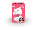 Dhink Kedi Tosh Silikon Gece Lambası 14x10x9 cm Beyaz