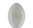 Revol Equinoxe Oval Tabak 35 cm x 22,3 cm Gri