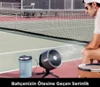 Shark FlexBreeze ProMist Taşınabilir Buharlı Fan İç ve Dış Mekan Uyumlu, Siyah