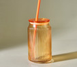 Karaca Container Verano Pipetli Bardak Turuncu 500 ml
