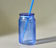 Karaca Container Verano Pipetli Bardak Mavi 500 ml 