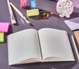 Karaca Container Flamingo Çizgili 40 Yaprak Sulu Simli Defter