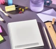 Karaca Container Space Çizgili 50 Yaprak Çanta Kapak Defter 