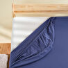 Karaca Container Leona Düz Lastikli Çift Kişilik Çarşaf 200x220 cm Lacivert