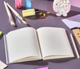 Karaca Container Klasik Unicorn Çizgili 64 Yaprak Simli Defter