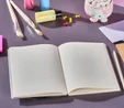 Karaca Container Pink Çizgili 64 Yaprak Simli Defter