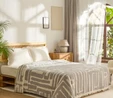 Kaşmir Home Mosy Çift Kişilik Jakar Muslin Pike Gri 