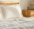 Kaşmir Home Mosy Çift Kişilik Jakar Muslin Pike Gri 